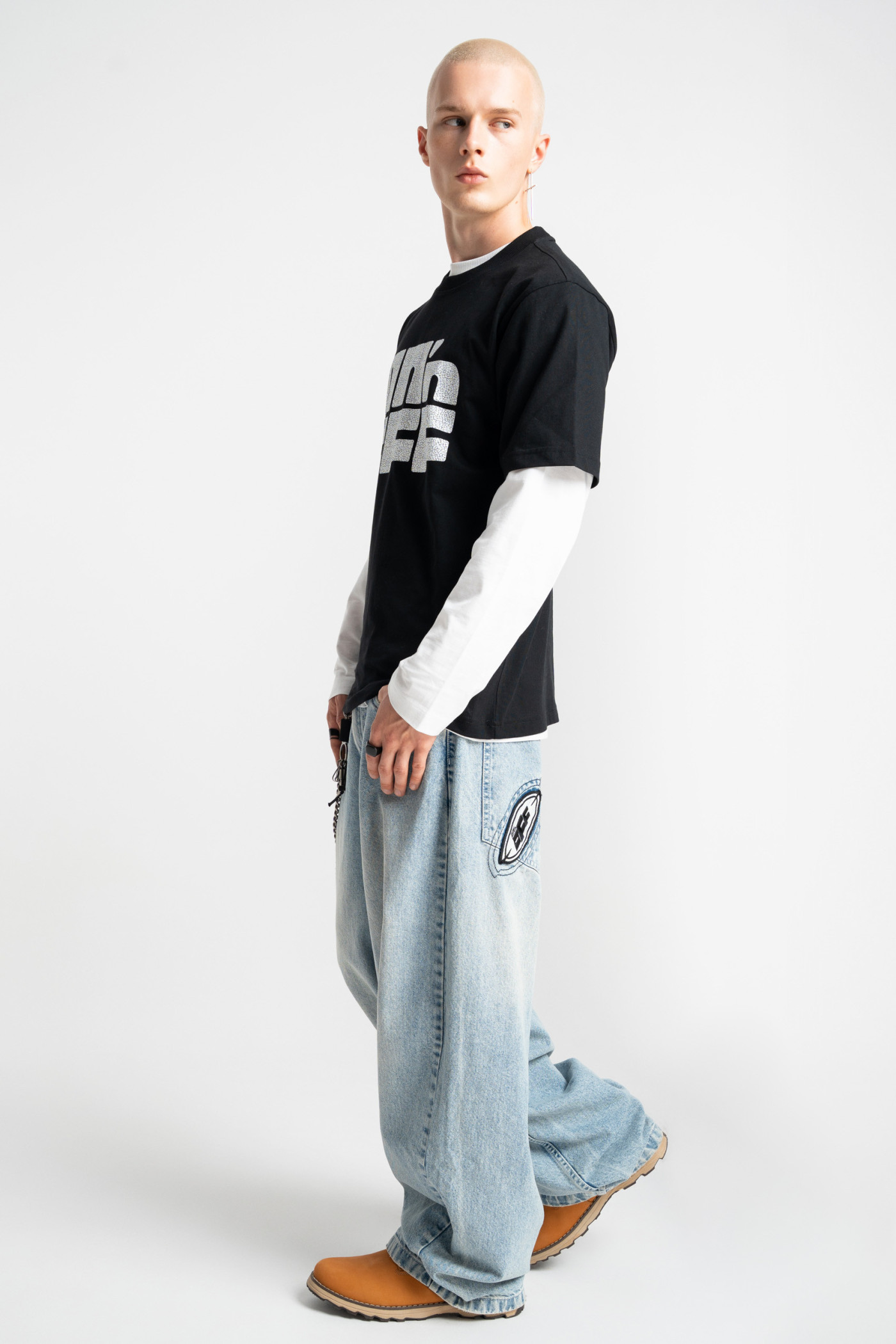 Crack logo t-shirt black