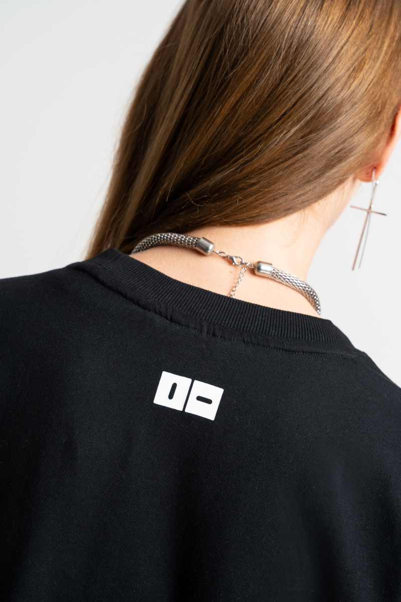 Crack logo t-shirt black