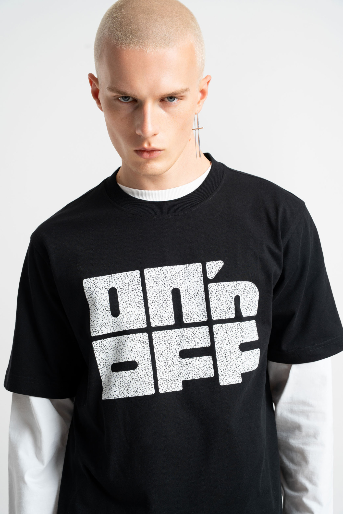 Crack logo t-shirt black