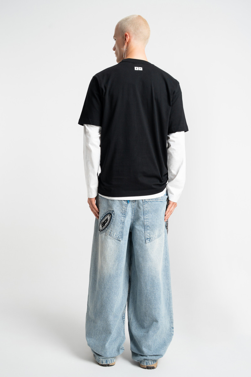Crack logo t-shirt black