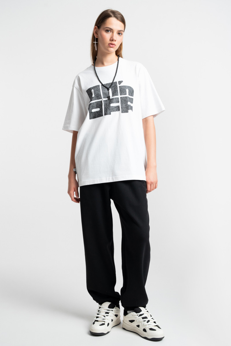 Crack logo t-shirt white