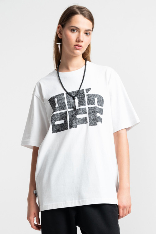 Crack logo t-shirt white