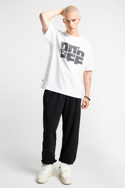 Crack logo t-shirt white