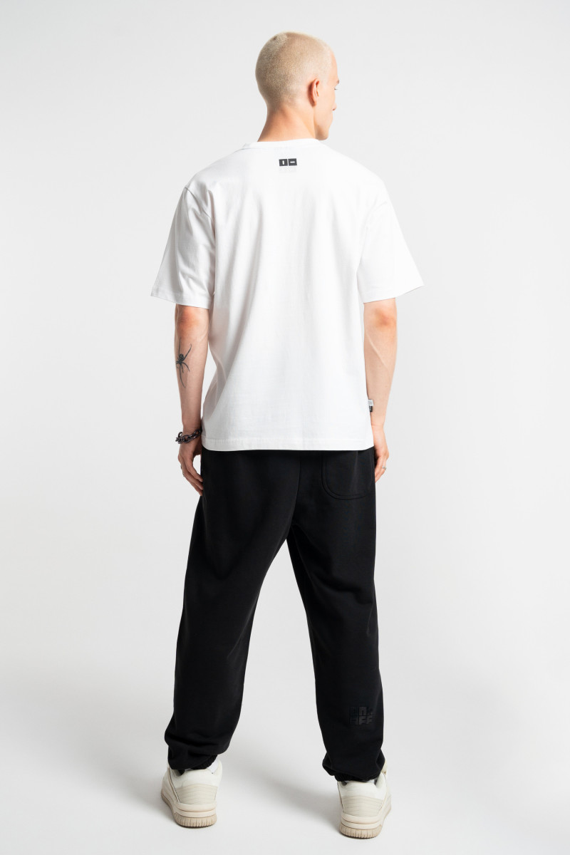 Crack logo t-shirt white