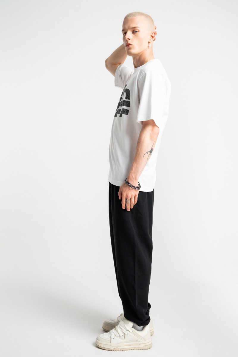 Crack logo t-shirt white