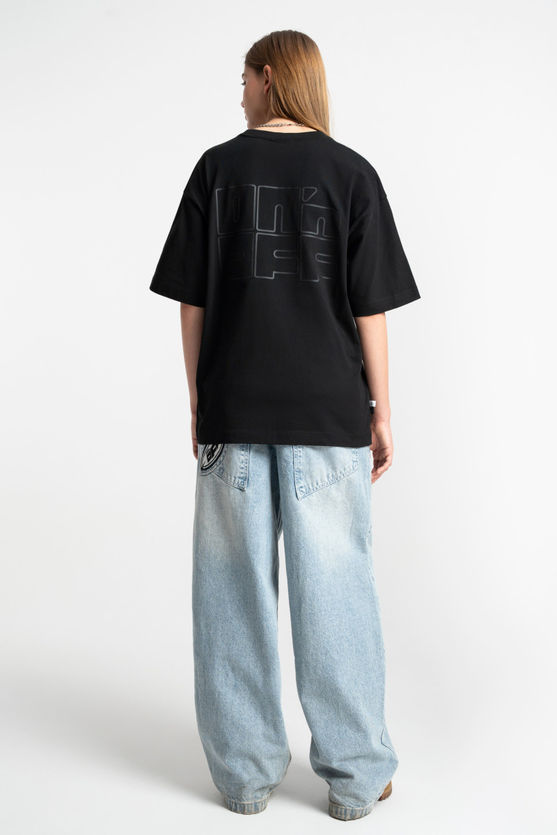 3D logo t-shirt black
