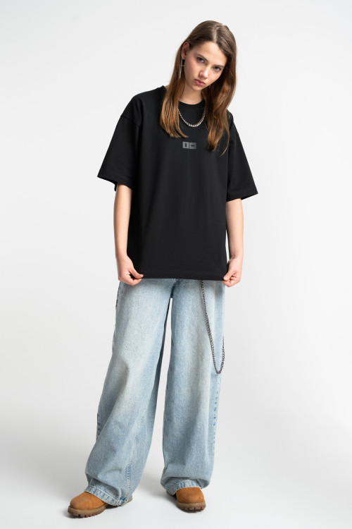 3D logo t-shirt black