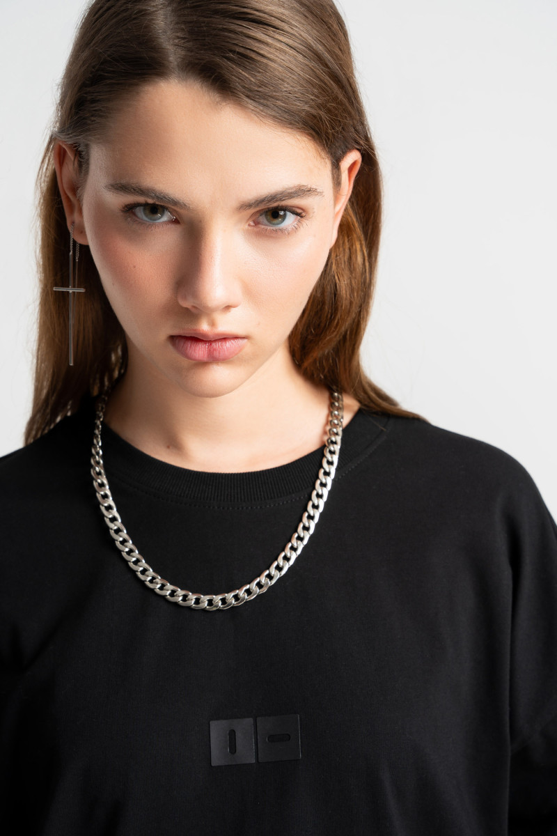 3D logo t-shirt black