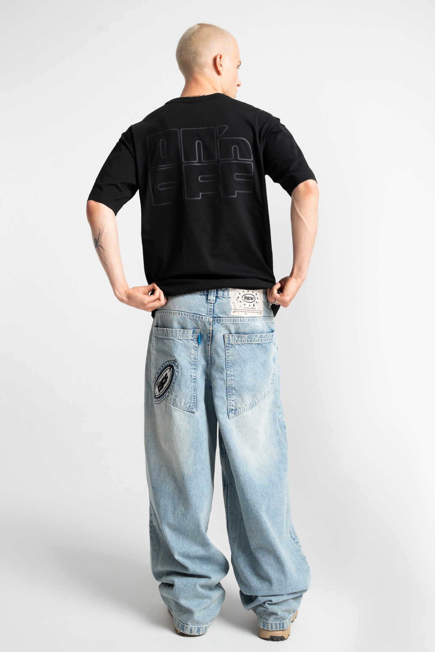 3D logo t-shirt black