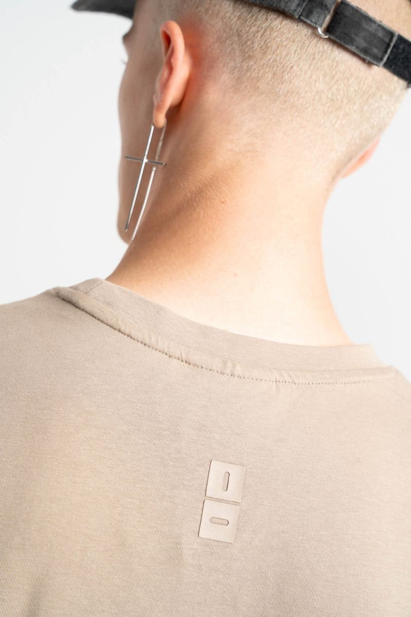 HD logo t-shirt beige