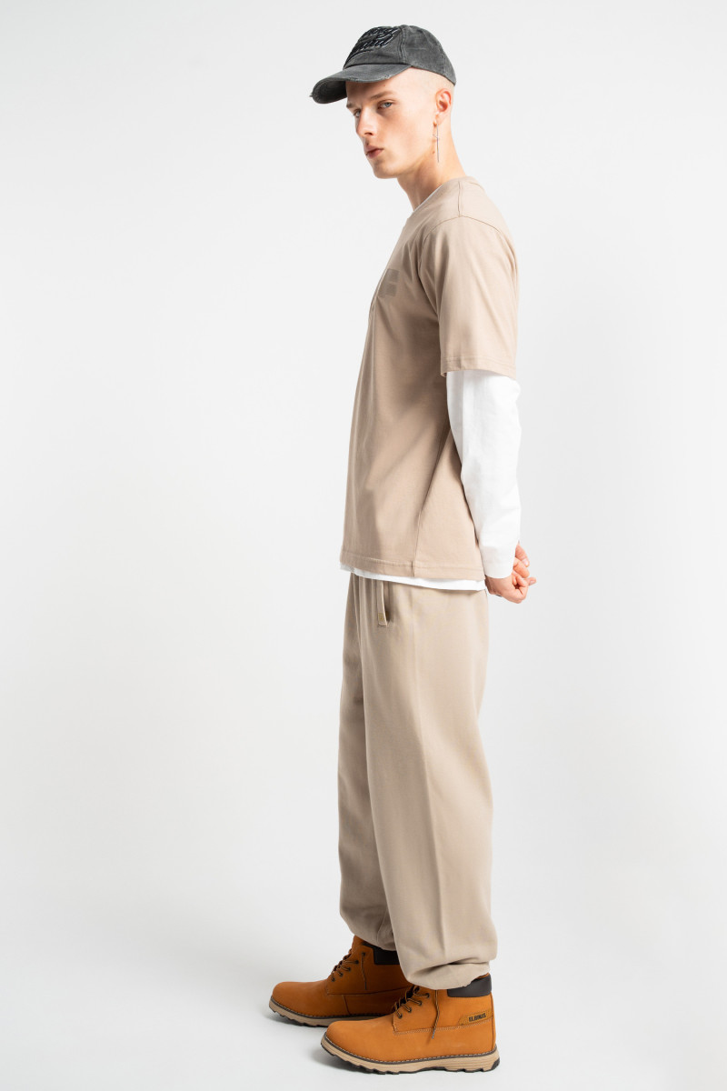 HD logo t-shirt beige