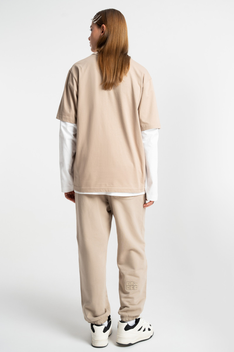 HD logo t-shirt beige