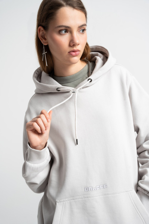 HD claim hoodie light grey