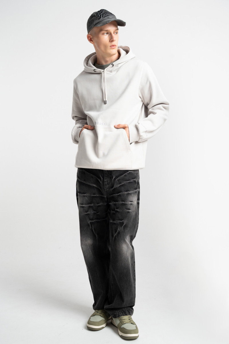 HD claim hoodie light grey