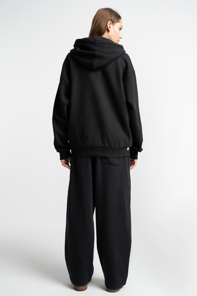 HD claim straight sweatpants black