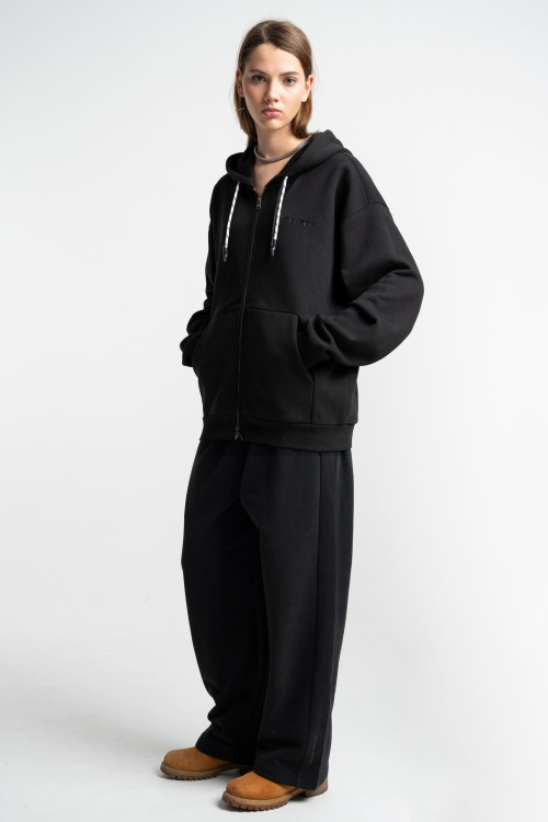 HD claim straight sweatpants black