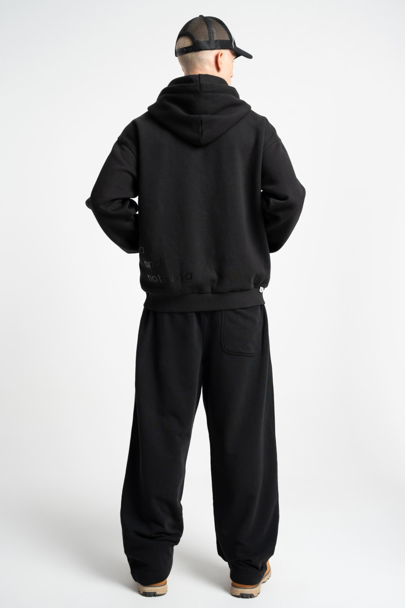 HD claim straight sweatpants black