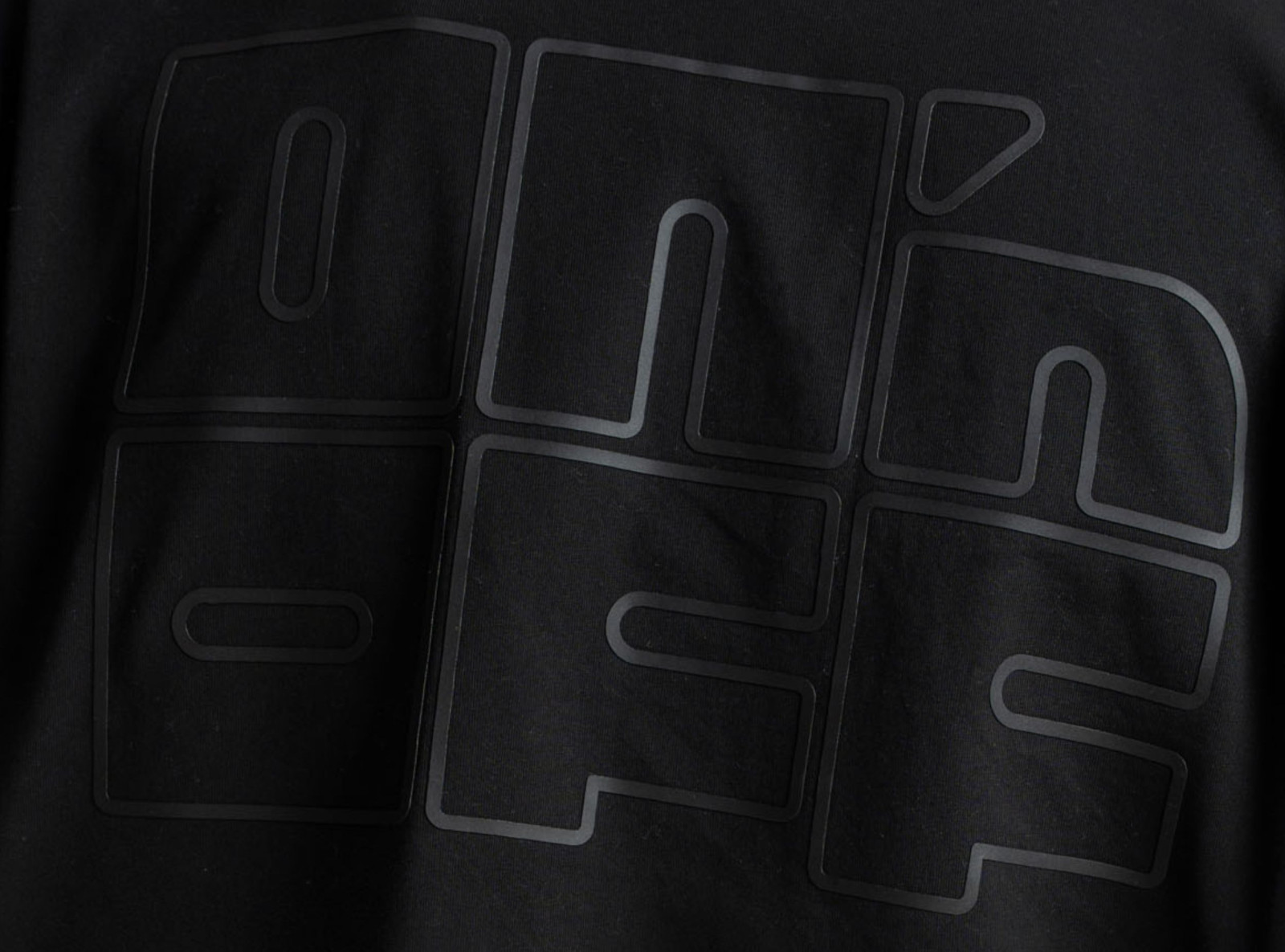 3D logo t-shirt black