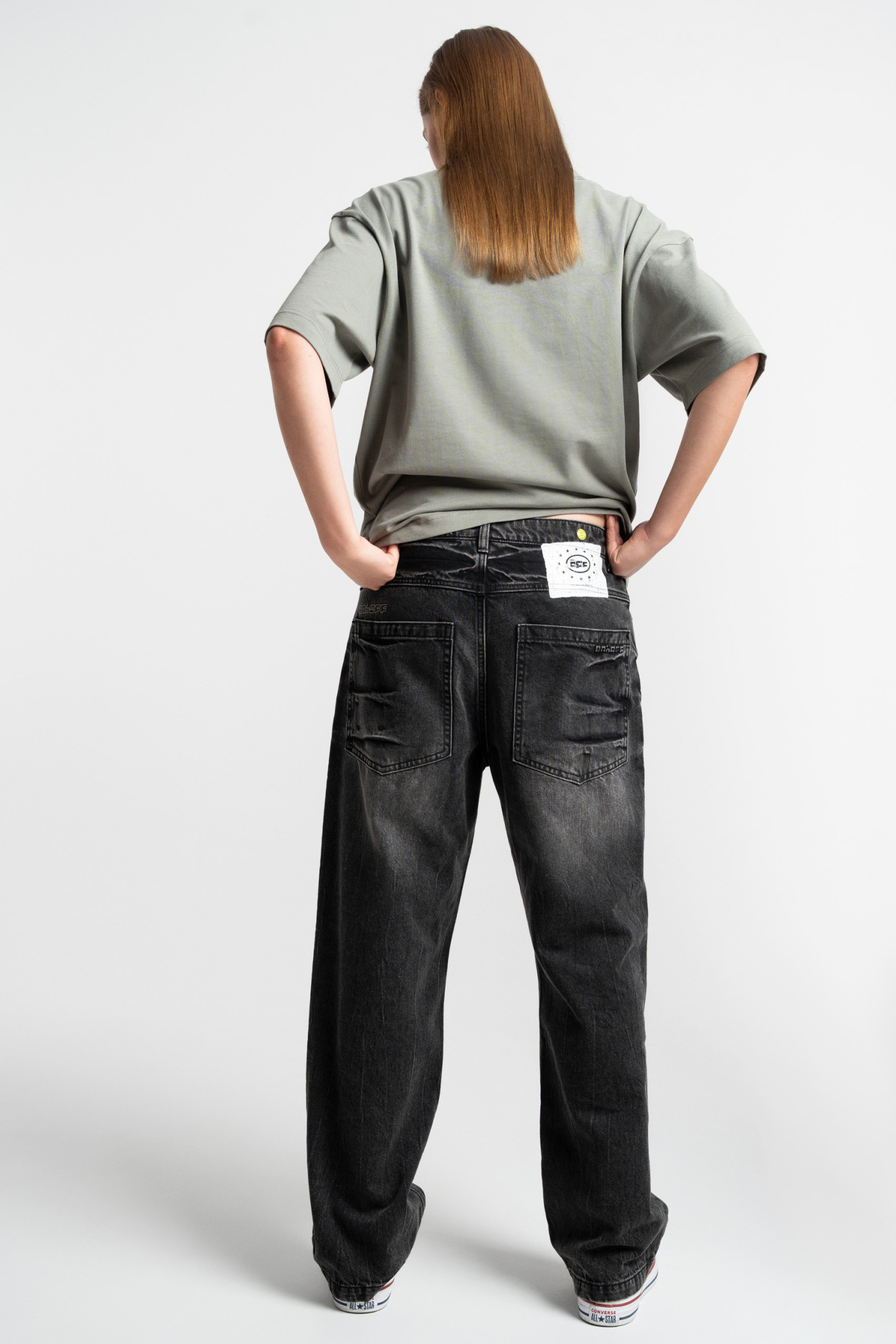 No logo t-shirt dusty green