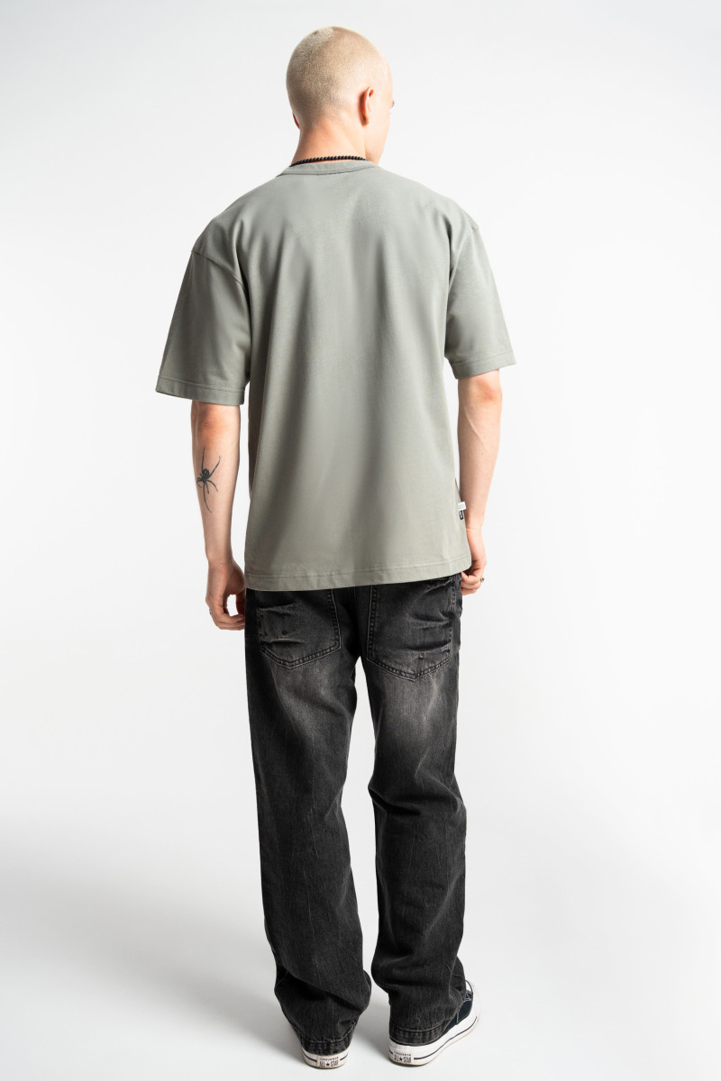 No logo t-shirt dusty green