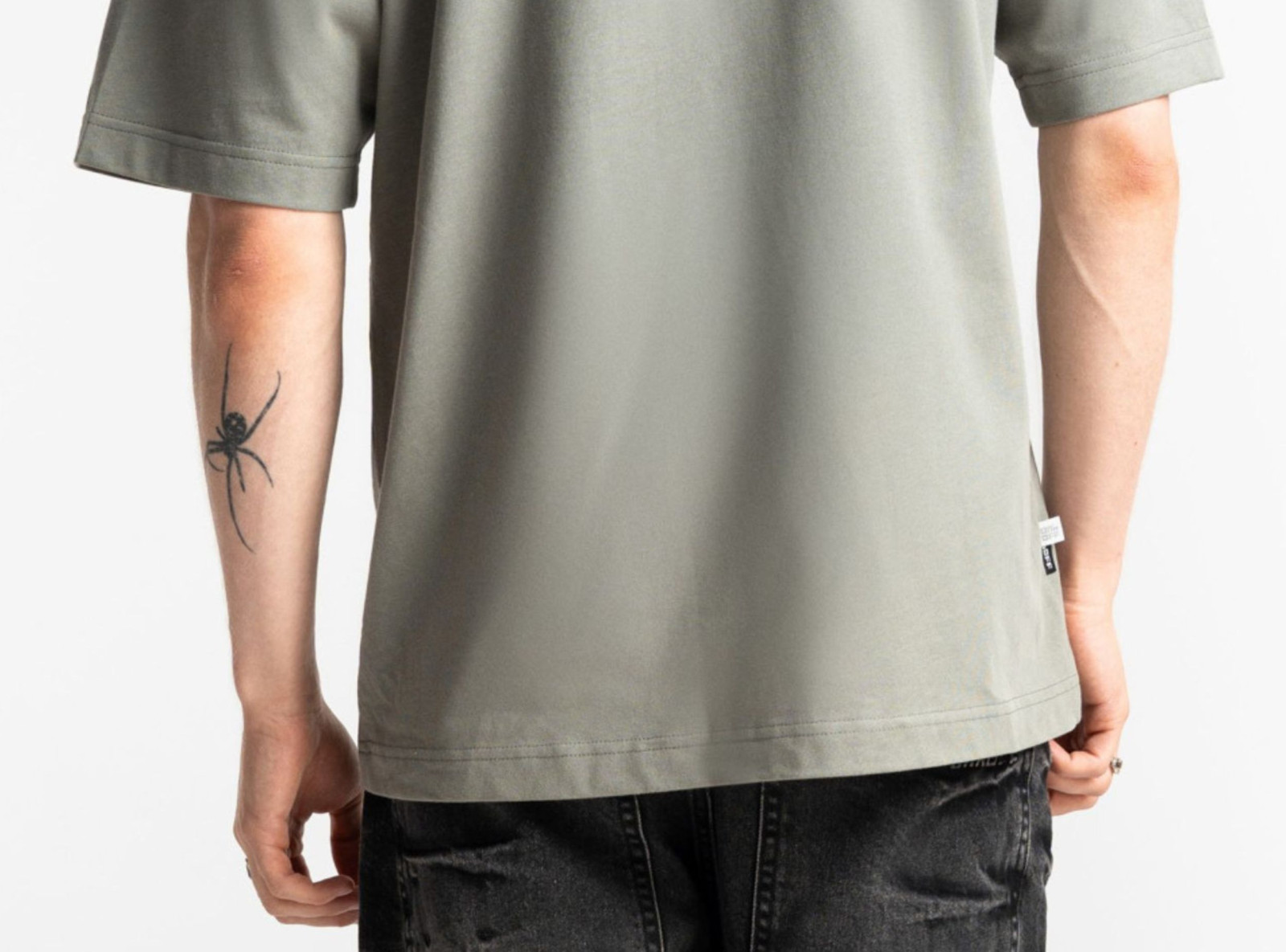 No logo t-shirt dusty green