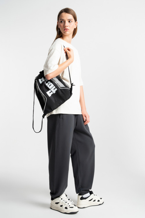 HD logo gym sack black