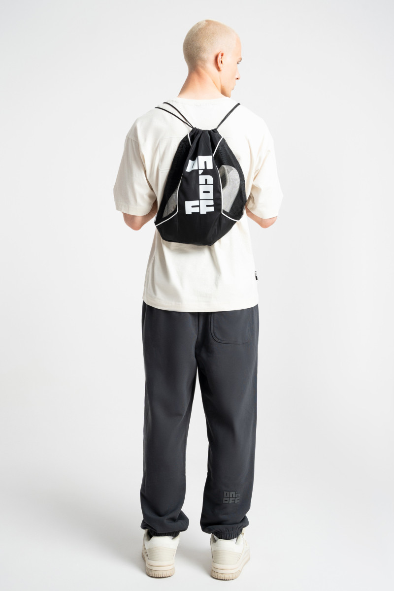 HD logo gym sack black