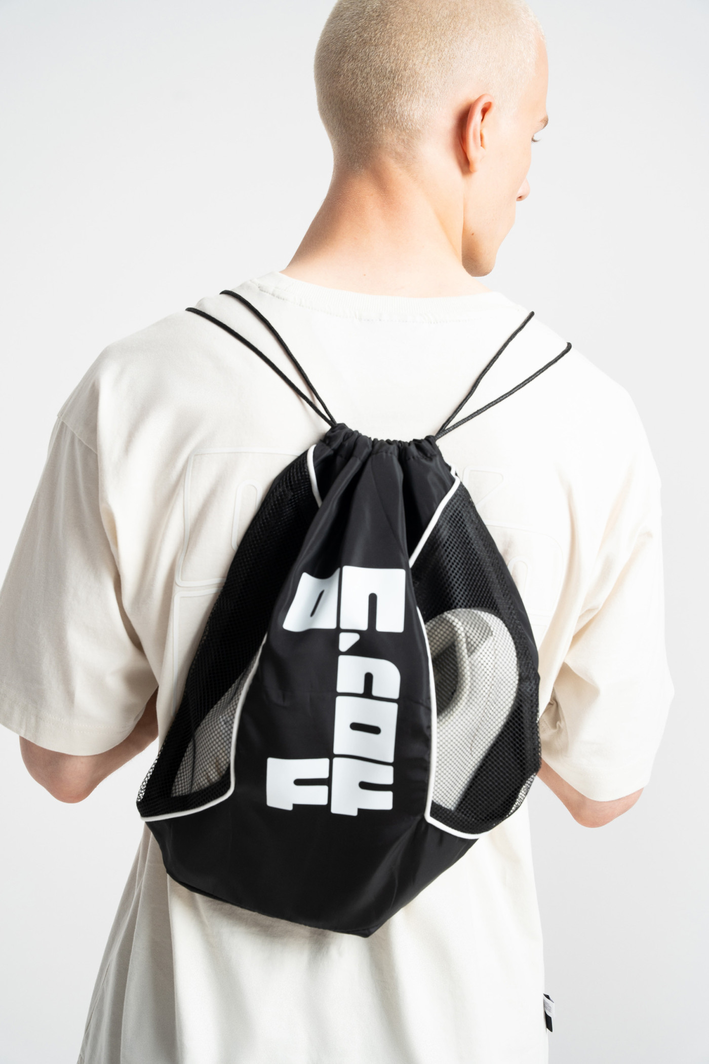 HD logo gym sack black