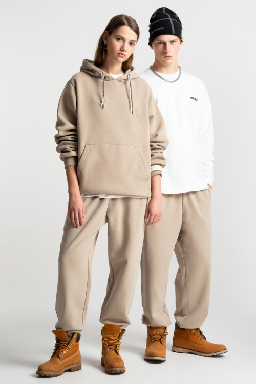 HD logo sweatpants beige