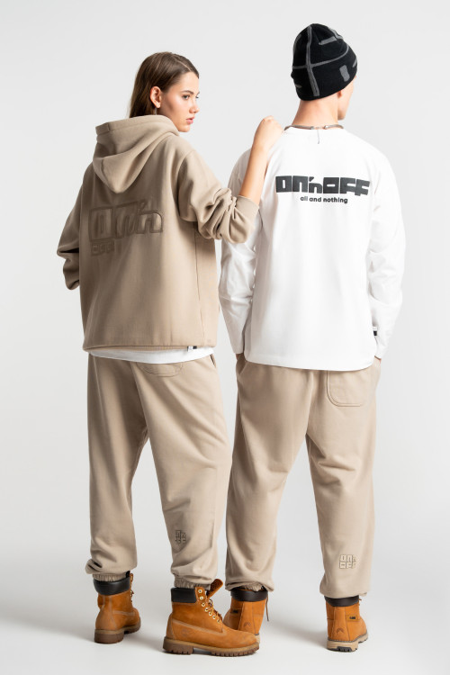HD logo sweatpants beige