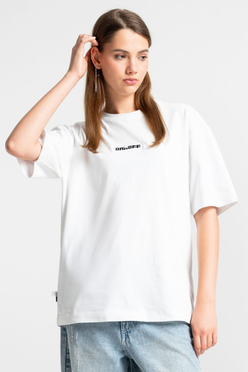 Embroidered logo t-shirt white